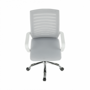 Irodai szék, fehér|szürke, CAGE