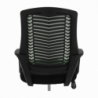 Irodai szék, zöld|fekete|króm, IMELA TYP 2