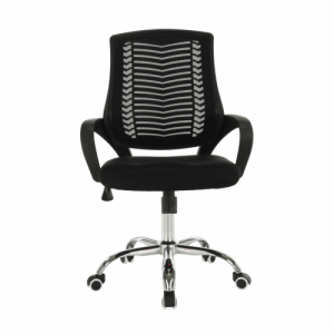 Irodai szék, fekete|króm, IMELA TYP 2
