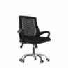 Irodai szék, fekete|króm, IMELA TYP 2