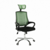 Irodai szék, zöld| fekete|króm, IMELA TYP 1