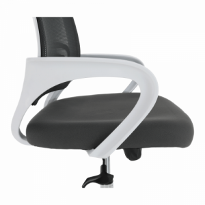 Irodai szék, szürke|fehér, SANAZ TYP 2