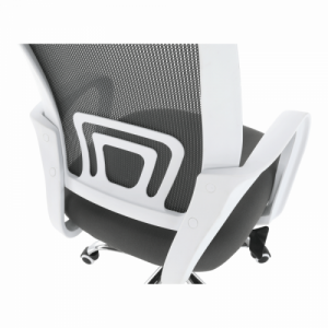 Irodai szék, szürke|fehér, SANAZ TYP 1