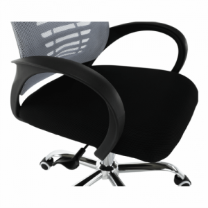 Irodai szék, szürke|fekete, ELMAS