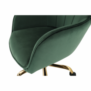 Irodai szék, zöld Velvet szövet|arany, EROL