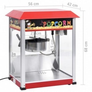 Popcorn készítő gép teflon bevonatú edénnyel 1400 W