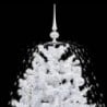 Fehér havazó karácsonyfa ernyő alakú talppal 140 cm