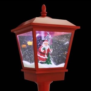 Karácsonyi utcai lámpa Mikulással LED 180 cm