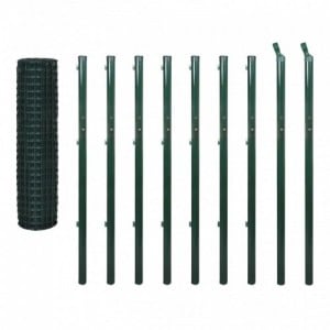 Euro Fence zöld acélkerítés 10 x 1,7 m