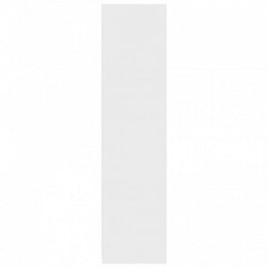 Fehér szerelt fa ruhásszekrény 100 x 50 x 200 cm