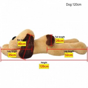 Ölelni való barna plüss kutya 120 cm