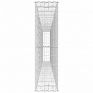 Horganyzott acél gabion fal fedéllel 600 x 50 x 200 cm