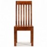 4 db modern stílusú tömör fa szék paliszander felülettel