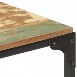 Tömör újrahasznosított fa tálalóasztal 110 x 30 x 75 cm