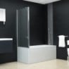 ESG zuhanykabin kétszeresen összecsukható ajtóval 120x68x130 cm