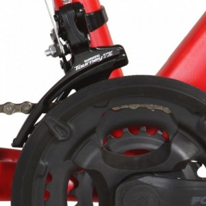 21 sebességes piros mountain bike 29 hüvelykes kerékkel 58 cm