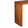Tömör fa konzolasztal mézszínű bevonattal 110 x 40 x 76 cm