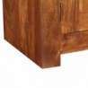 Tömör fa TV-szekrény mézszínű felülettel 120 x 30 x 40 cm