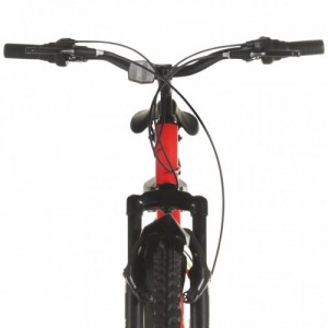 21 sebességes piros mountain bike 26 hüvelykes kerékkel 36 cm