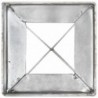2 db ezüstszínű horganyzott acél kerítéstüske 10 x 10 x 76 cm