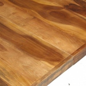 Paliszander felületű tömör fa dohányzóasztal 140 x 140 x 40 cm