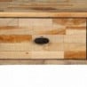 Tömör újrahasznosított fa tálalóasztal 120 x 30 x 76 cm