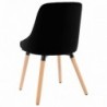 323058  Dining Chairs 2 pcs Black Velvet