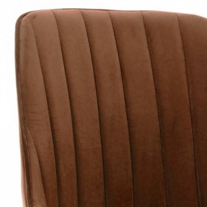 323060  Dining Chairs 2 pcs Brown Velvet