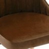 323060  Dining Chairs 2 pcs Brown Velvet