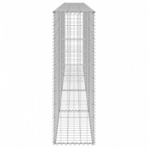 Horganyzott acél gabion fal fedéllel 300 x 30 x 100 cm