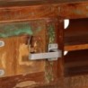Tömör újrahasznosított fa TV-szekrény 120 x 30 x 36 cm