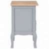 280039  Bedside Cabinets 2 pcs Grey 35x30x49 cm MDF