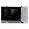 Moduláris szekrény szervező, fekete|tejfehér, RODAN TYP 2