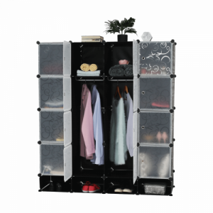 Moduláris szekrény szervező, fekete|tejfehér, RODAN TYP 2