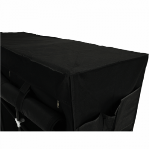 Szekrény szervező, anyag|fém, fekete, TARON VNW05