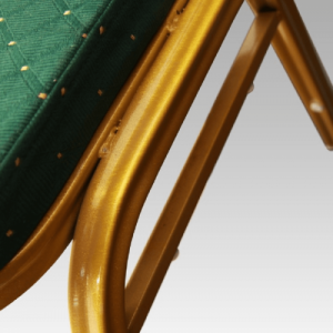 Rakásolható szék, zöld|matt arany keret, ZINA 2 NEW
