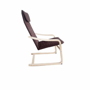 Pihentető fotel, nyírfa|barna anyag, TORSTEN