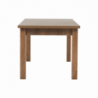 Széthúzható ebédlőasztal, tölgyfa lefkas, 160-203x90 cm, MONTANA STW
