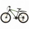 21 sebességes fekete mountain bike 26 hüvelykes kerékkel 46 cm