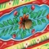 Kézzel festett tömör mangófa éjjeliszekrény 40 x 30 x 50 cm