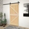 Tömör fenyőfa ajtó 80 x 210 cm