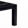 Fekete tömör mangófa dohányzóasztal 110 x 50 x 35 cm