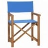 Kék tömör tíkfa rendezői szék