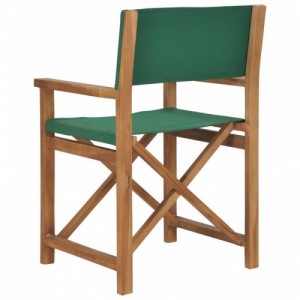 Zöld tömör tíkfa rendezői szék