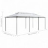 Fehér pavilon 600 x 298 x 270 cm 180 g|m²