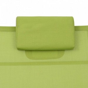Zöld alumínium és textilén napozóágy