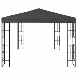 Antracitszürke pavilon 3 x 4 m