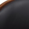 3052716  Bar Stools 2 pcs Black Bent Wood and Faux Leather (2x241053)