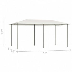 Krémszínű pavilon 2,98 x 5,3 x 2,59 m 160 g|m²