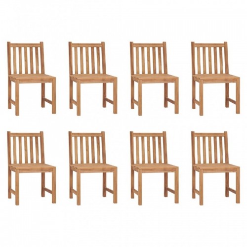 8 db tömör tíkfa kerti szék